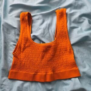Urban Outfitters Smocked Crop Tank M/L – Flaw/Pilling
